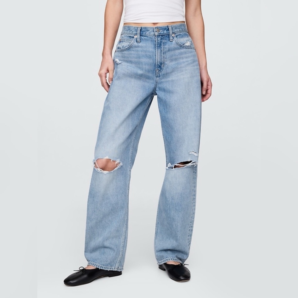 GAP Preowned High Rise Barrel Jeans